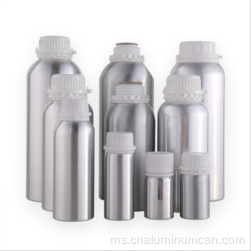 botol aluminium untuk produk kimia pertanian racun perosak